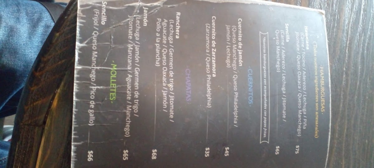 La Poción de Amor Menu - Image 6